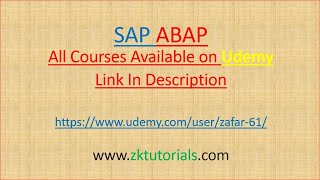 SAP ABAP Open Purchase Order Report Part 5 [upl. by Aneryc825]