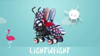 Cosatto Supa dupa twin stroller New Colours [upl. by Onej]