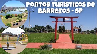 Pontos Turisticos de Barretos SP  Região dos Lagos e Praça do Japão [upl. by Naamana]