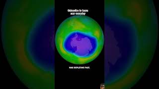 Ozone layer is healing itself science climatechange earth space ozone [upl. by Jarvey531]