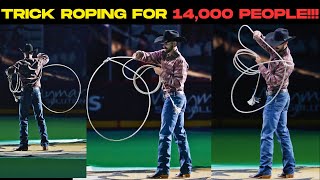 TRICK ROPING FOR 14000 PEOPLE [upl. by Simonne]