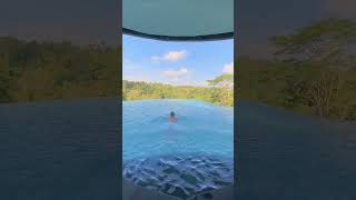 Kayon Jungle Resort Ubud intro Full resort tour on our channel travel bali luxuryhotel [upl. by Ateinotna799]