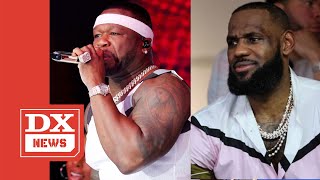 50 Cent Salutes LeBron James After Super Bowl For This Reason [upl. by Turtle]