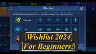 WISHLIST BEGINNERS GUIDE 2024 Mobile Legends Adventure [upl. by Safire]