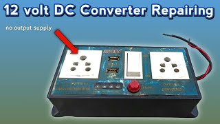 12 volt DC Converter Repairing  Mini inverter output problem  Mini inverter repair [upl. by Eyot217]