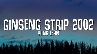 Yung Lean  Ginseng Strip 2002 Lyrics quotbitches come and go brahquot TikTok Song [upl. by Trask404]