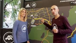 adidas Runners Athens Marathon route analysis [upl. by Yesac]