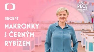 Peče celá země Recept na makronky s černým rybízem podle Míši Landové [upl. by Bbor]