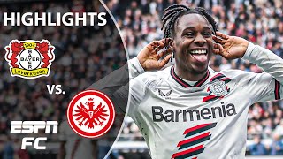 🚨 THE STREAK EXTENDS TO 48 🚨 Bayer Leverkusen vs Eintracht Frankfurt  Bundesliga Highlights [upl. by Perzan]