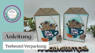 Anleitung Teebeutel Verpackung Teeliebe [upl. by Cornell]