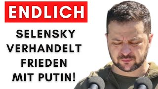 Offiziell Selenskyj verkündet Friedensverhandlungen mit Russland [upl. by Sinnylg]