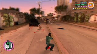 GTA Vice City  Wanted Level 7 Shootout with Police SWAT FBI and Army  Seven Star Escape [upl. by Salohci]