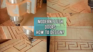 Modern Door Design shorts wood machine [upl. by Merrow]