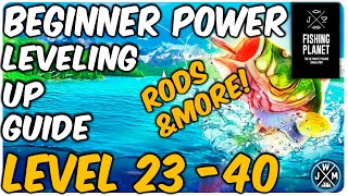 Fishing Planet 2023  Beginner POWER LEVELING UP Guide on Everglades amp more LEVEL 23  40 [upl. by Body]