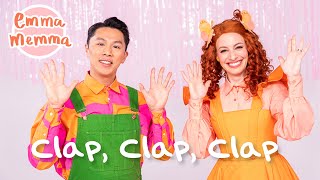 Emma Memma Clap Clap Clap Auslan  Music amp Dance for Kids EmmaMemma [upl. by Solokin]