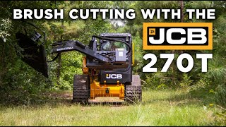 Clearing Trails with the JCB 270T and Brush Cutter Attachment [upl. by Reppart200]