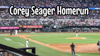 Corey Seager Homerun vs Cleveland [upl. by Yael]