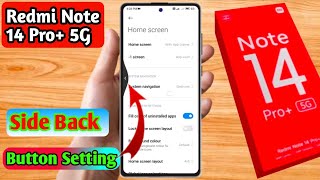 redmi note 14 pro plus side back button redmi note 14 pro plus side back setting [upl. by Ailimaj]