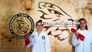 Como colocar o cinto TaekwondoHapkido  Academia Tigre Branco [upl. by Llednahs919]