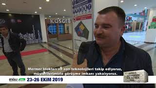 Bursa Blok Mermer Fuarı 2019 Fuar Röportajları [upl. by Atcliffe371]