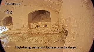 HighTemp Borescope Footage  Furnace Camera [upl. by Keyek]