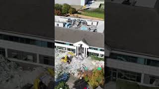 October 2024  Watchmoor Park Demolition Diary 2 first building is now half gone  demo footage [upl. by Syman198]