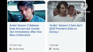Andor season 2 release date confirmed [upl. by Ayotnahs]