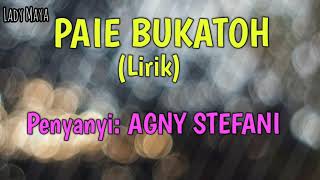 LAGU MURUT LIRIK  PAIE BUKATOH  AGNY STEFANI Rujuk Link di Description [upl. by Enyahs]