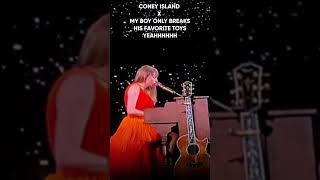 Taylor Swift Plays Coney Island Mashup At Wembley London N6 taylorswift erastour shorts [upl. by Doane]