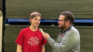 Postgame Interview w Moncton Wildcats Preston Lounsbury [upl. by Gainor]