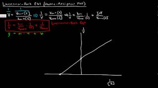 Enzymes Part 3 of 5  Lineweaver Burk Plot  Double Reciprocal Plot [upl. by Ainehs510]