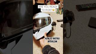 How to install HELMET INTERCOM  Helmet Intercom [upl. by Weight225]