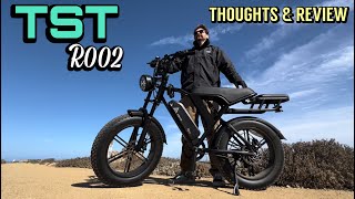 TST R002 Moped Style eBike • Thoughts and Review [upl. by Sedgewake]