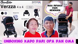 UNBOXING STROLLER DARI OMA OPA 😍  COCOLATTE VERZZA 4X4 [upl. by Manbahs921]