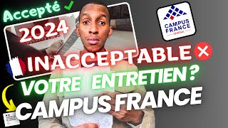 Voici les étudiants qui seront acceptés cette année grâce à lentretien Campus France [upl. by Plossl]