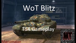 T54 Ace Gameplay  WoT Blitz [upl. by Yroggerg]