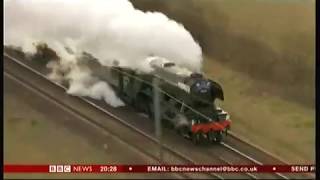 Trainspotters day is ruined UK  BBC News  25th February 2016 [upl. by Hayilaa613]