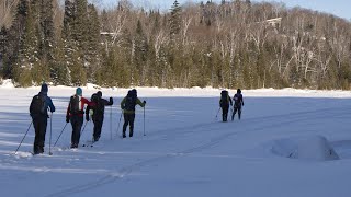 Connecté Laurentides  Routes blanches skiez de village en village comme à lépoque [upl. by Eibob]