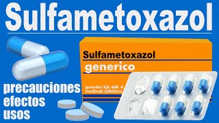 SULFAMETOXAZOL para que sirve infeccion urinaria toxoplasma [upl. by Acinahs]