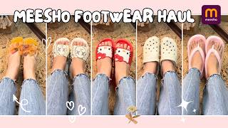 Meesho Footwear Haul 🎀  Summer Korean Haul  Honest Review  Tanisha Madhok meesho footwear [upl. by Cathie]