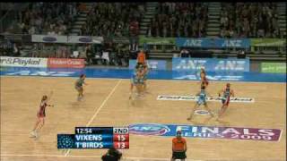 ANZ Netball 2009 Final Vixens vs Thunderbirds Qtr 2 Part 1 [upl. by Polash]