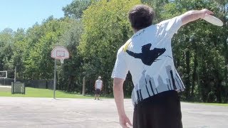 Chicken Wing Frisbee Trick Shot  Brodie Smith [upl. by Reis]