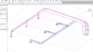 Beginner Tutorial Revit 2017  Creating an HVAC System [upl. by Warde551]