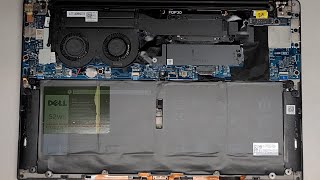 DELL XPS 13 9305 Disassembly SSD Hard Drive Battery Replacement Repair Quick Look Inside [upl. by Alfredo]