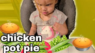 I Cooked Crustless Chicken Pot Pie But Shes Allergic To Peas 😧 [upl. by Andaira]