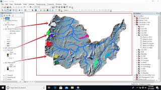 Hydrological modeling in ArcGIS  ArcMap [upl. by Menzies]