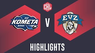 Highlights Kometa Brno vs EV Zug [upl. by Ekim504]