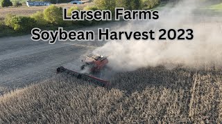 Larsen Farms Soybean Harvest 2023 [upl. by Naitsirk]