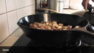 How to Cook Home Fries on the Cast Iron  Cast Iron Cooking [upl. by Arabelle734]