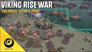 VIKING RISE WAR KVK xVoM MoSs amp POWF  VIKING RISE [upl. by Anirtruc971]